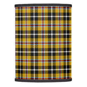 Cornish National Tartan Yellow and Black Plaid Lamp Shade