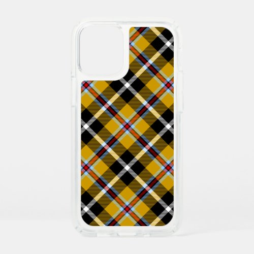 Cornish National Tartan Yellow and Black Plaid Speck iPhone 12 Mini Case