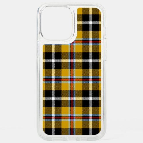 Cornish National Tartan Yellow and Black Plaid Speck iPhone 12 Pro Max Case