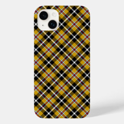 Cornish National Tartan Yellow Black Plaid Case_Mate iPhone 14 Plus Case