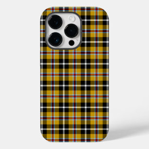 Cornish National Tartan Yellow Black Plaid Case-Mate iPhone 14 Pro Case