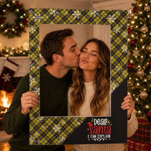 Cornish Original Scottish Tartan Christmas Selfie Frame
