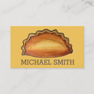 Cornish Pasty UK British Meat Pie Savoury Pastry Business Card