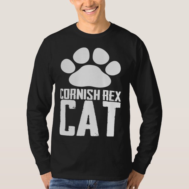Cornish rex cat T-Shirt (Front)