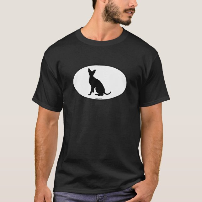 Cornish Rex Silhouette T-Shirt (Front)