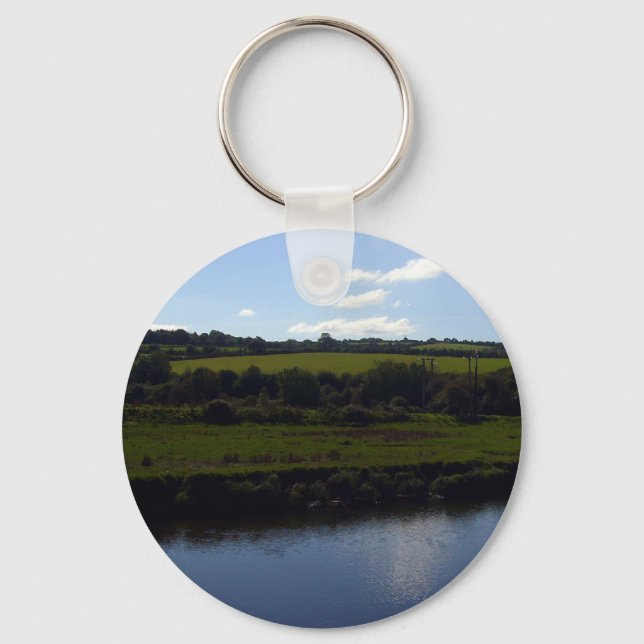 Cornish River and Countryside Keychain (Front)