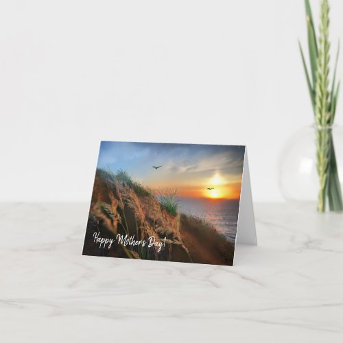 Cornish sunset Mothers Day Card