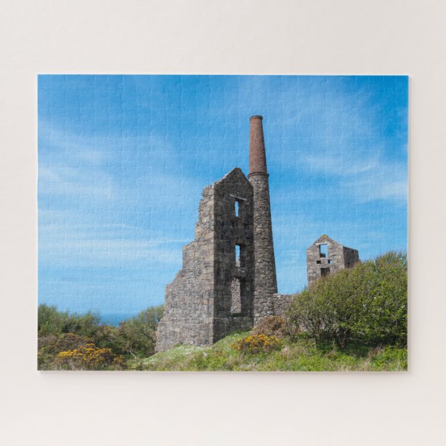 Cornish tin mine jigsaw puzzle (Horizontal)