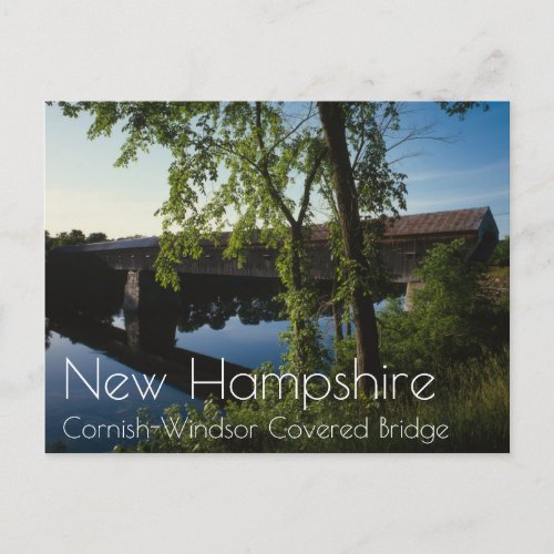 Cornish_Windsor Covered Bridge Postcard