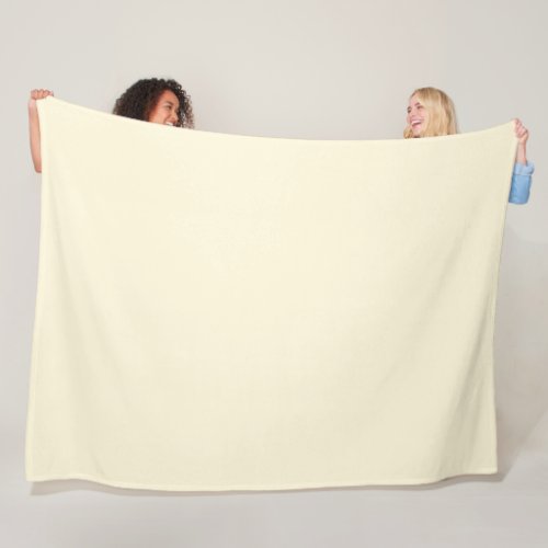Cornsilk Fleece Blanket