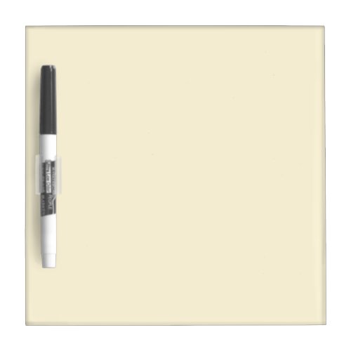 Cornsilk Solid Color Dry Erase Board