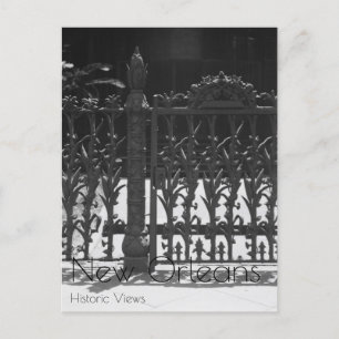 Cornstalk Wrought Iron Gate Postcard