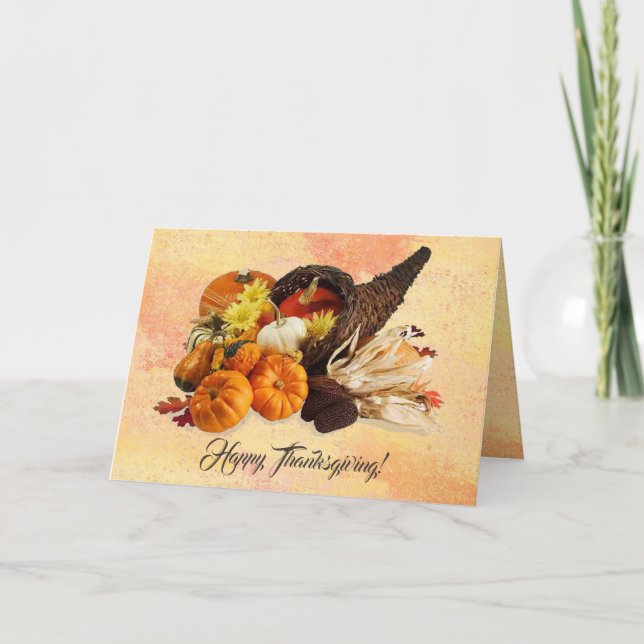 Cornucopia 2 holiday card (Front)