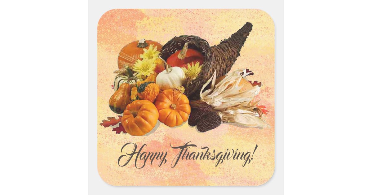 Cornucopia 2 Sticker | Zazzle.com