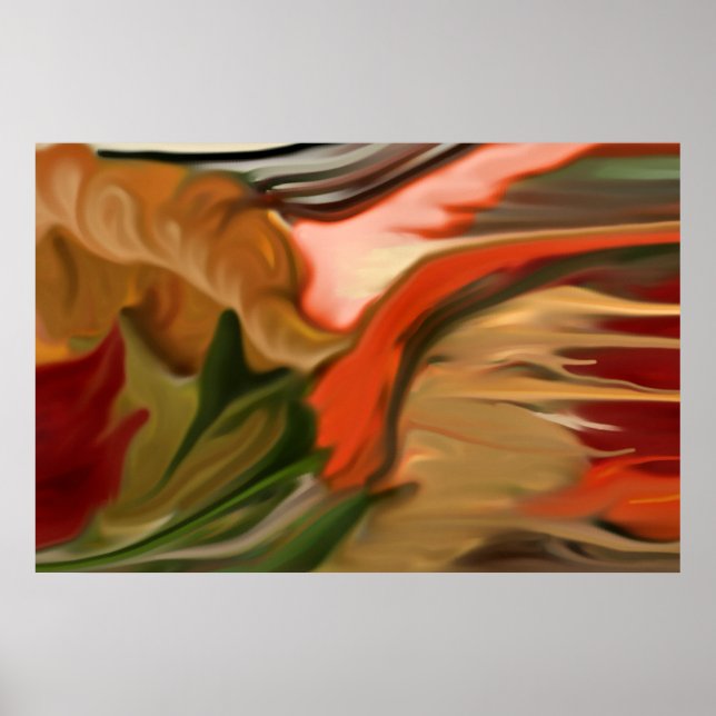 Cornucopia Abstract Art Poster (Front)