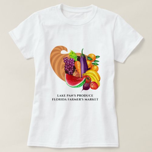 Cornucopia Fruits and Vegetables Produce Market T_Shirt