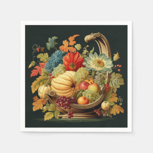 Cornucopia Harvest: Bountiful Feast Napkins