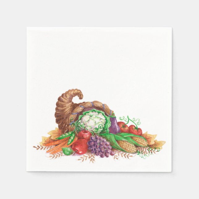 Cornucopia Napkins (Front)
