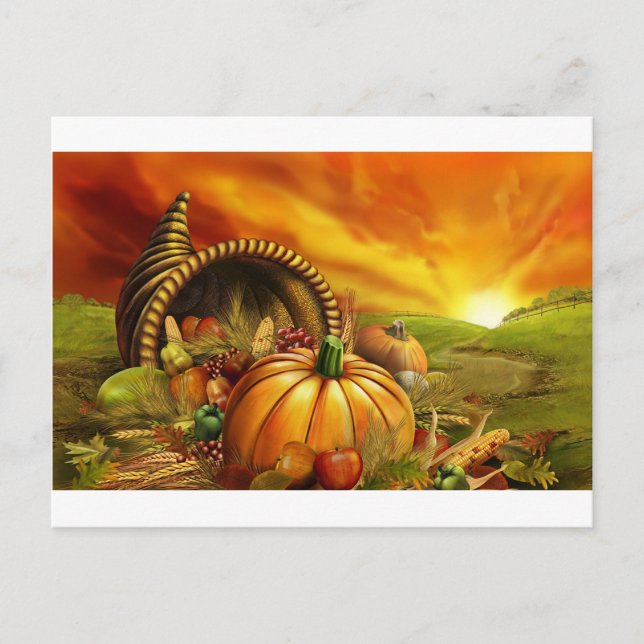 cornucopia postcard (Front)