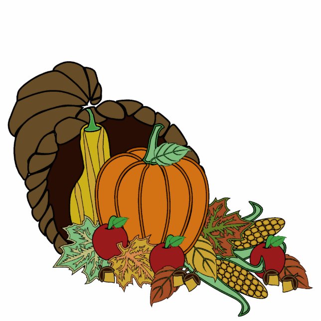 Cornucopia Table Decoration Statuette (Front)