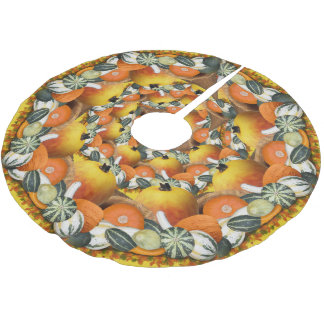 Cornucopia Thanksgiving Brushed Polyester Tree Skirt