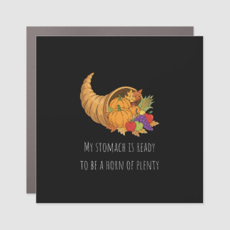 Cornucopia Thanksgiving Graphic Car Magnet