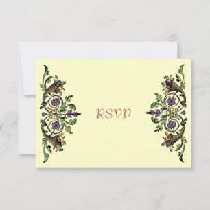 Cornucopia Vintage Thanksgiving RSVP Cards