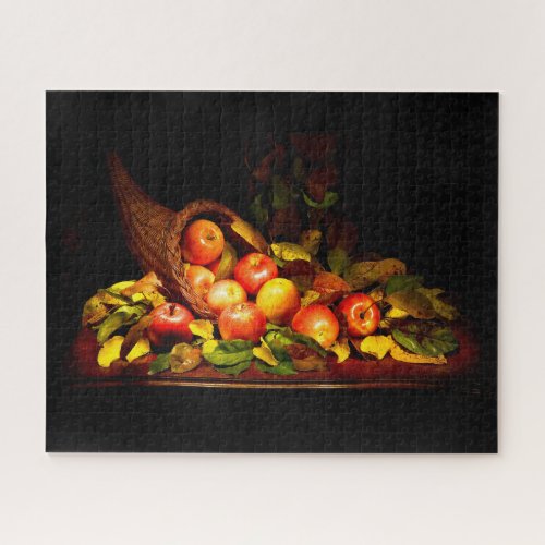 Cornucopia with apples jigsaw puzzle