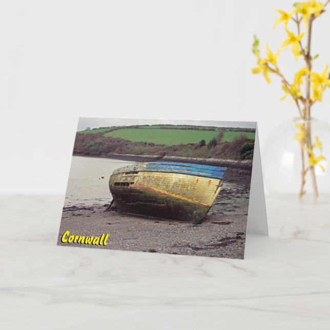 Cornwall Card (Yellow Flower)