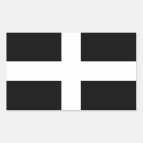 Cornwall _ Cornish Flag  St Pirans Rectangular Sticker