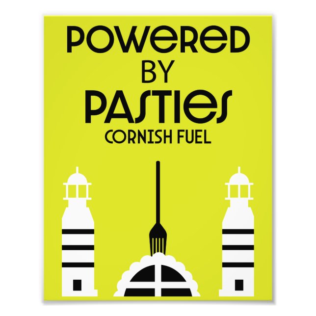 Cornwall Cornish Pasties English Food Photo Print (Front)