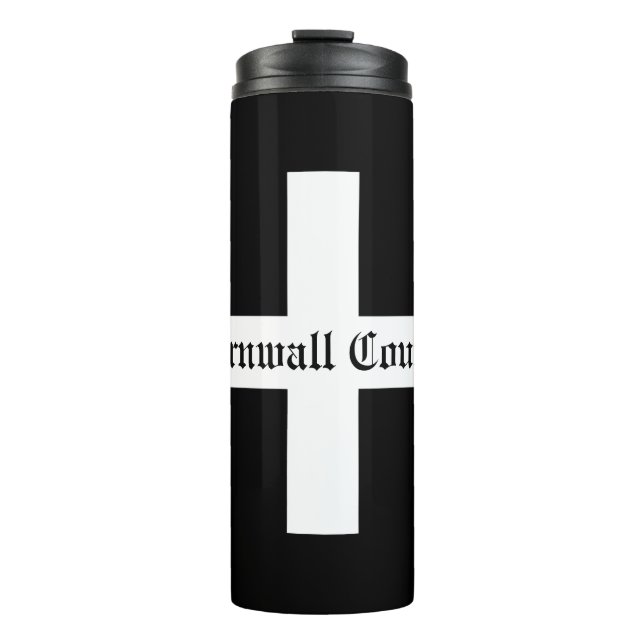 Cornwall County Flag Thermal Tumbler (Front)