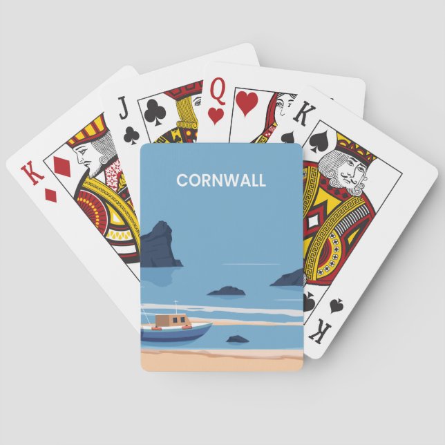 Cornwall England Poker Cards (Back)