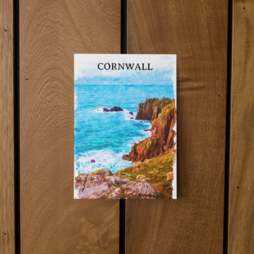 Cornwall England UK Coastal Scenery Postcard