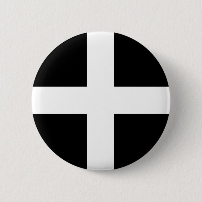 Cornwall Flag Button (Front)