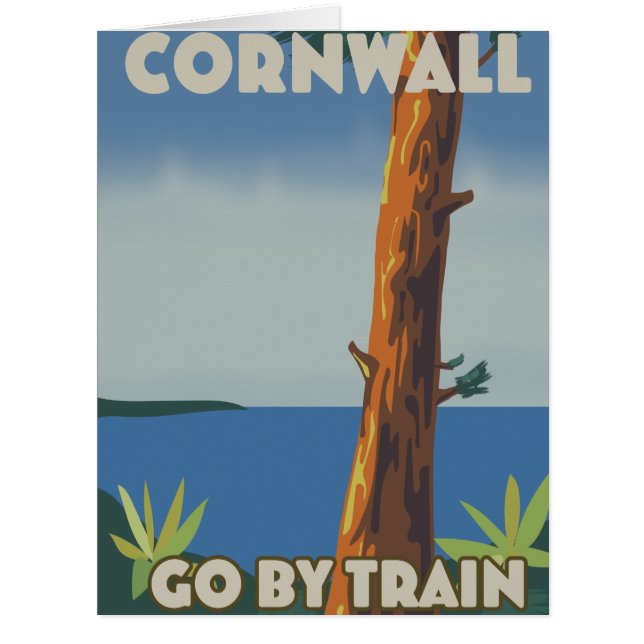 Cornwall go by train cards (Front)