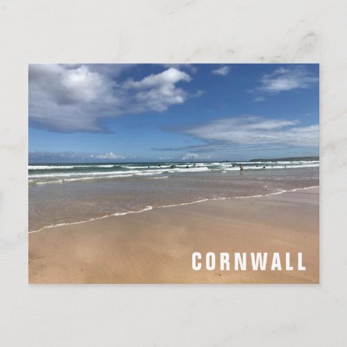 Cornwall Hayle Beach  England Postcard