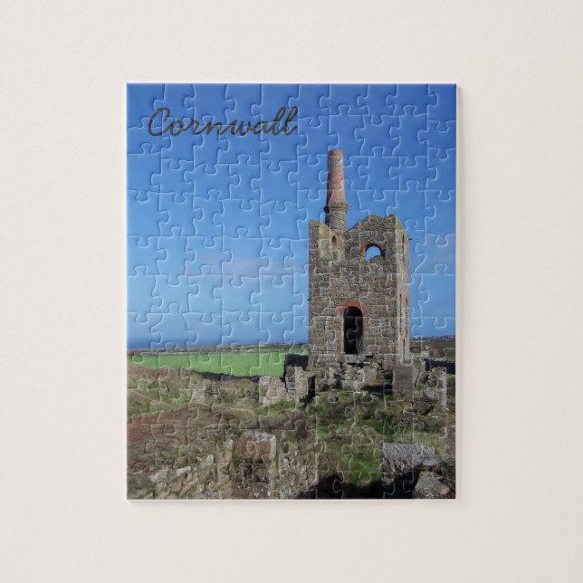 Cornwall Mine Engine House Puzzle (Vertical)