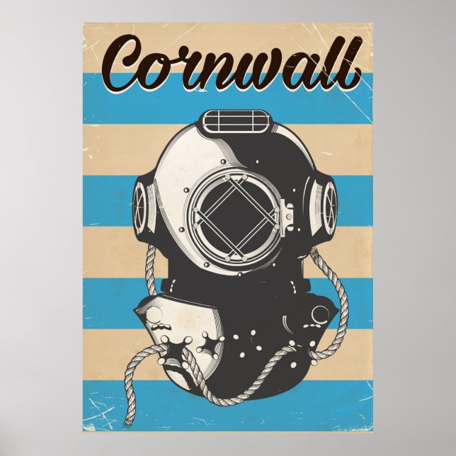 Cornwall Nautical travel poster (Front)