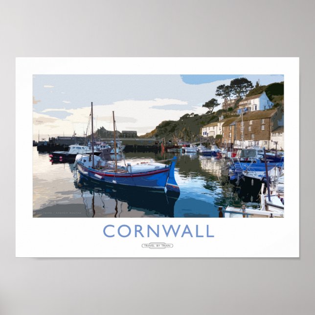 Cornwall Railway Poster (Front)