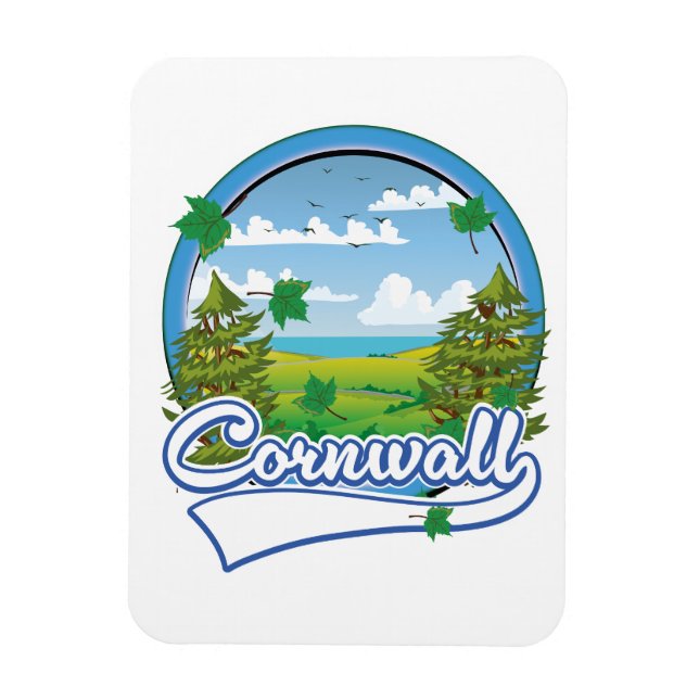 Cornwall Travel logo Magnet (Vertical)