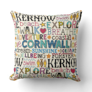 cornwall typography throw pillow