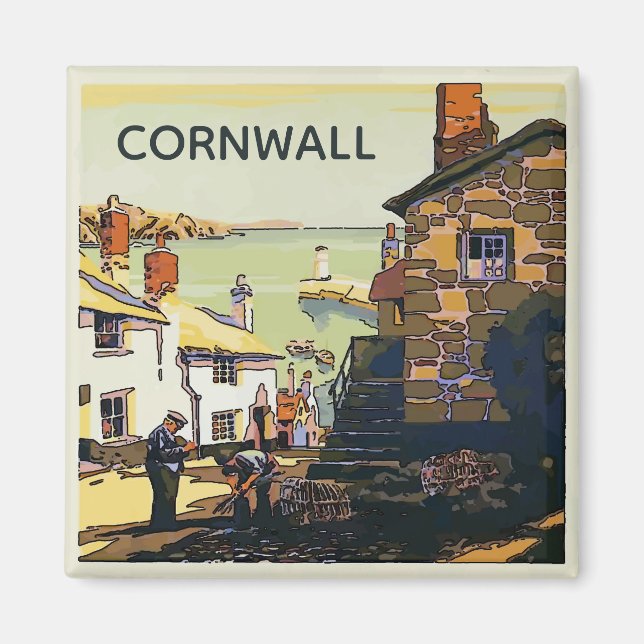 Cornwall, United Kingdom Magnet (Front)