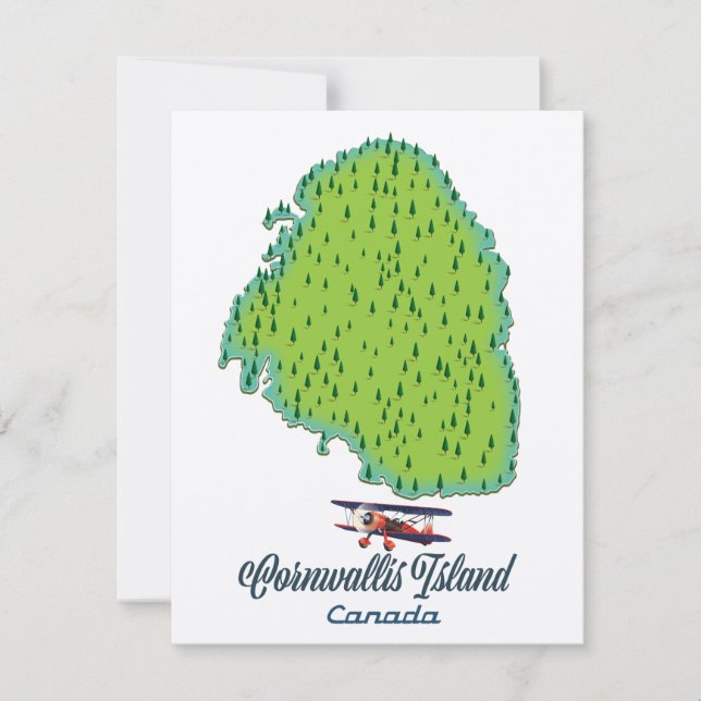 Cornwallis Island, Canada Travel map (Front)