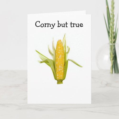 CORNY BUT TRUE HAPPY SHARE BIRTHDAY WITH YOU CARD