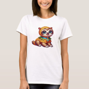 Corny Cuteness Halloween�s Sweetest Sloth Oversize T-Shirt
