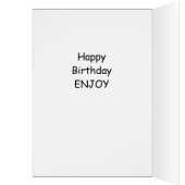 "CORNY WISHES TO MY CORNY FRIEND" HAPPY BIRTHDAY (Inside (Left))