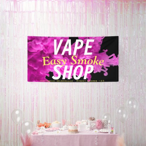 Corolful Smoke Vape Shop Banner