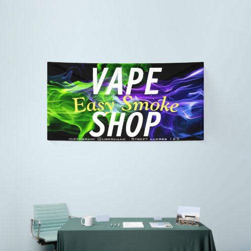 Corolful Smoke Vape Shop Banner