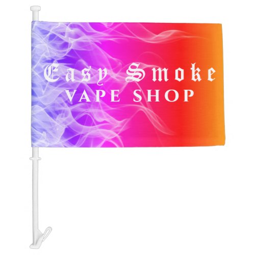 Corolful Smoke Vape Shop Business Car Flag
